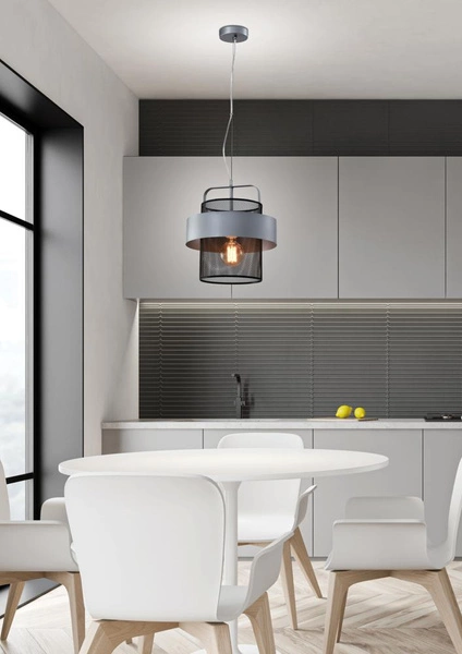 Lampa wisząca FIBA, 31-78506, czarny/chrom, 1x40W E27