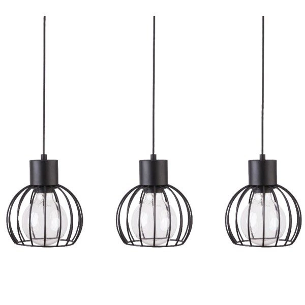 Lampa wisząca listwa III LUTO KOŁO czarna