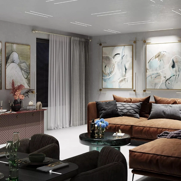 Profil LED P18-1 200cm szer. 12mm | do osłonek C1/C4 | biały