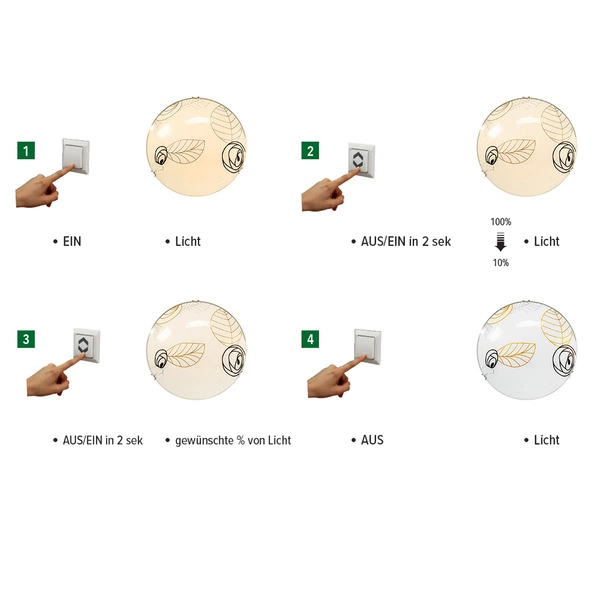 Lampa sufitowa Indiana w zestawie 1xLED Zintegrowany 2600lm 2700K 30W Chrom Metal/Biało-Brązowe Szkło 4455112