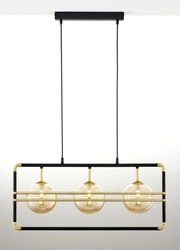 Nowoczesna Lampa wisząca FIORI wys. 115cm 3xG9 14W IP20 | Złoty