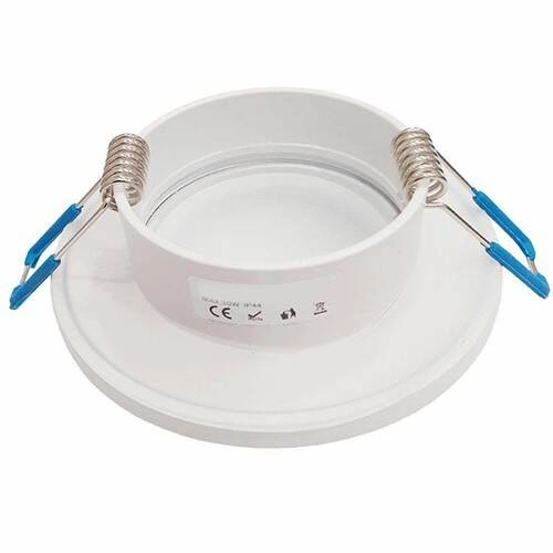 Oczko do łazienki wpuszczane IP44 okrągłe GU10 śr. 85mm | biały