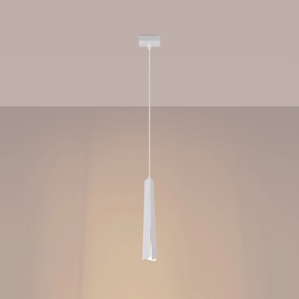 Lampa wisząca PRYSM 1 biała