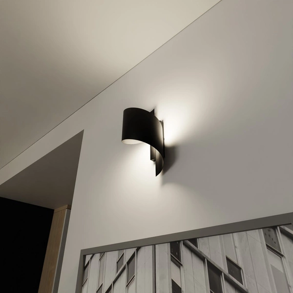 Kinkiet Emibig SPINER Czarny 920/2