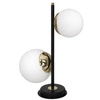 Lampa stołowa SPARTA BLACK / GOLD 2xE14