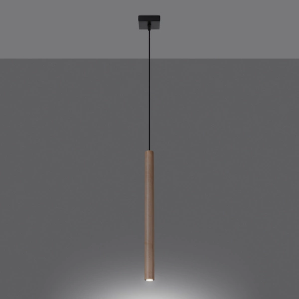 Lampa wisząca PASTELO 1 drewno
