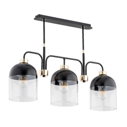 Lampa sufitowa ALFA BOVERY CZARNA 3xE27 20cm | 63001