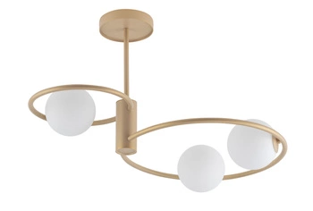 Lampa Sigma AQUA 3 plafon złoty beż 33467