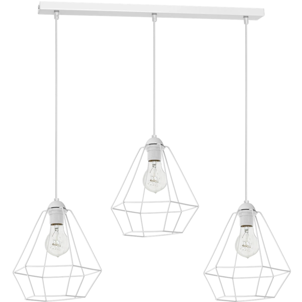 Lampa wisząca ALMA WHITE 3xE27
