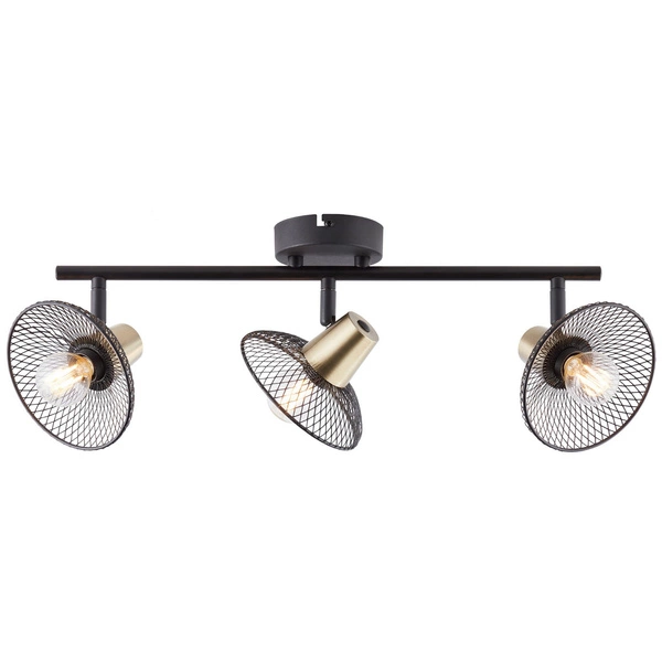 Lampa sufitowa spot Gordon Brilliant 3x40W Złoty Metal