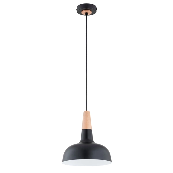 Lampa wisząca ALFA RODOS CZARNA & ZŁOTA 1xE27 23cm | 61389