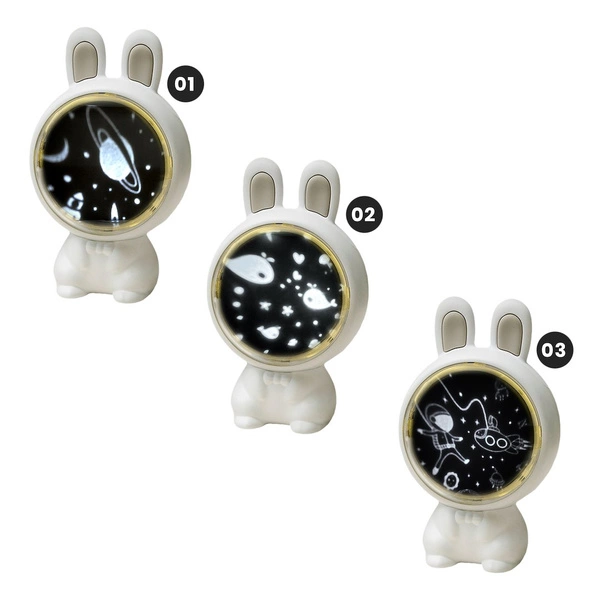 Lampka dziecięca projektor KOSMONAUTA