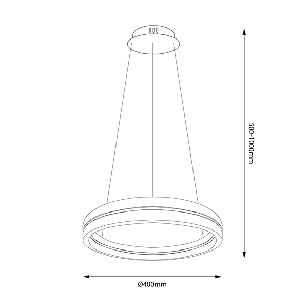 Lampa wisząca GRAVITY 36W LED