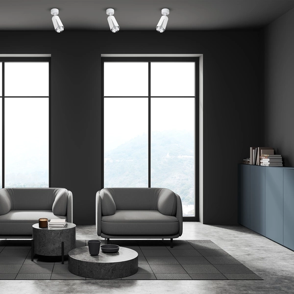 FLOWER WHITE CHROME SPOT 1xGU10