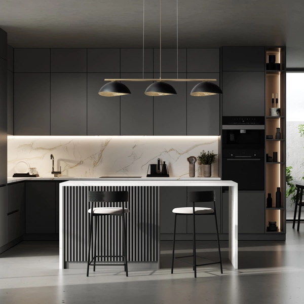 Lampa Sigma Solar 3 S złoty / klosz czarno-złoty 40573