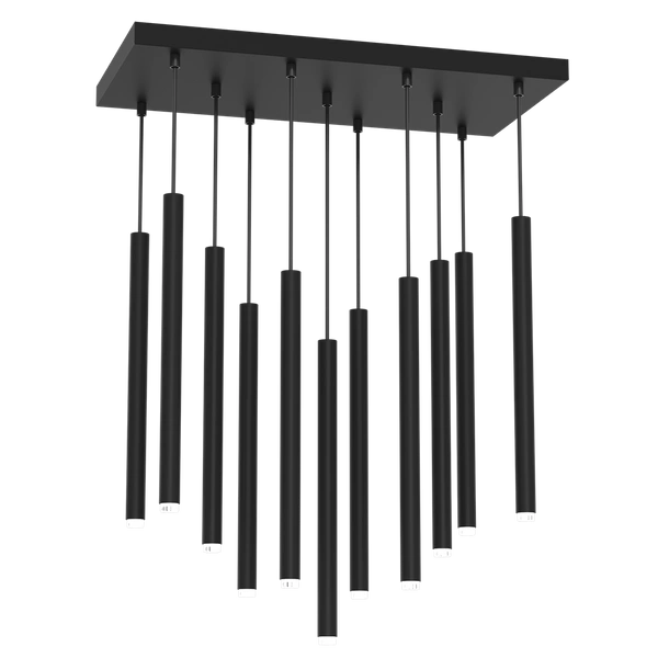 Lampa wisząca MONZA, MLP8844, czarna, 11x8W G9