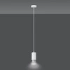 Lampa wisząca Emibig FUMIKO 1 WH/CHROME 814/1