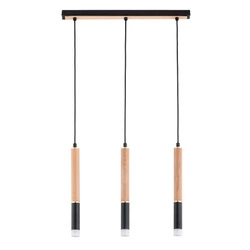 Lampa wisząca ALFA RODEO DREWNIANA 3xG9 50cm | 62453