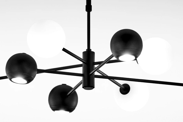 Nowoczesny Żyrandol MOKA wys. 47-69cm 4xG9 4xGU10
14W IP20 | Czarny