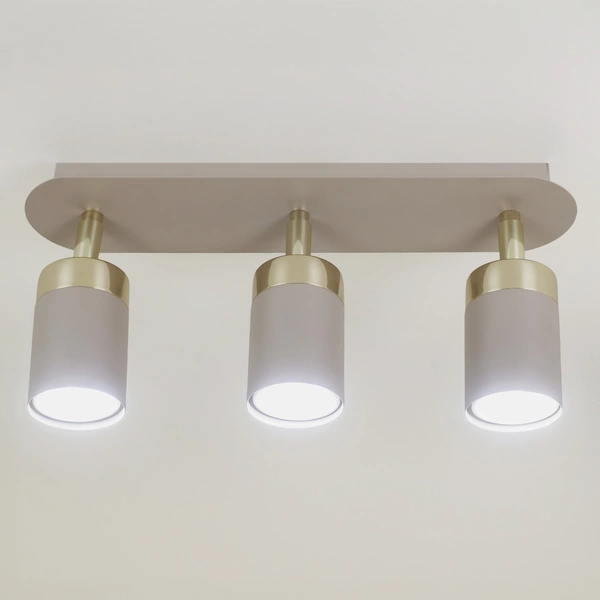 Lampa sufitowa JOKER CASHMERE/GOLD 3xGU10