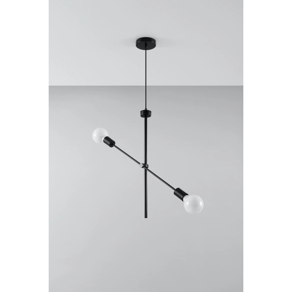Lampa wisząca CONCEPT 2 SL.0711 czarna 2xE27