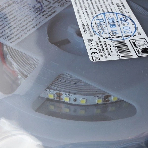 Prof taśma LED 8mm 9.6W zimna 7000K 12V odcinek 1m