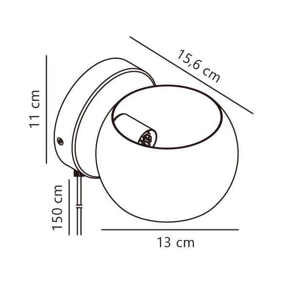 Kinkiet BELIR G9 5W Metal | Biały