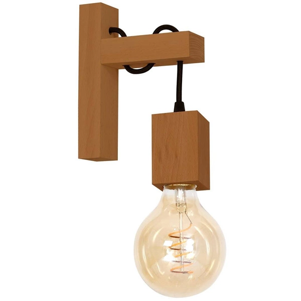 Kinkiet JACK, MLP4356, dąb, 1x60W E27