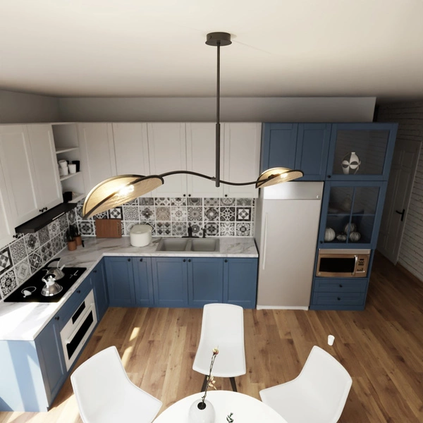 Lampa sufitowa Emibig LOTUS 2 Czarny/RATTAN 1108/2