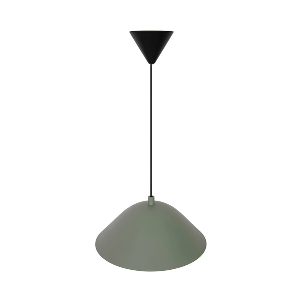 Lampa wisząca FREYA E27 40W Metal | Zgaszona zieleń