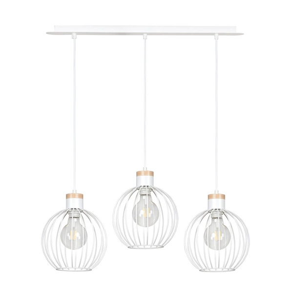 Lampa wisząca Emibig BARBADO 3 Biały 755/3