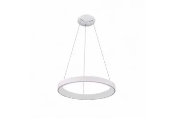 Lampa wisząca Italux Vico 58cm 48W LED barwa zmienna (CCT) | biały