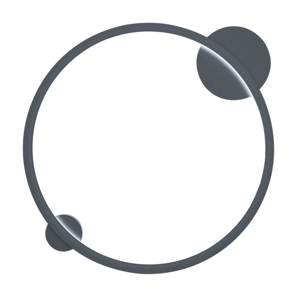 Lampa sufitowa/ścienna SATURNO, czarna, 25W LED, barwa neutralna 4000K, ML8858