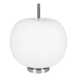 Lampa stołowa Apple 1xE27 maks. 60W chromowany metal/białe szkło 9963102