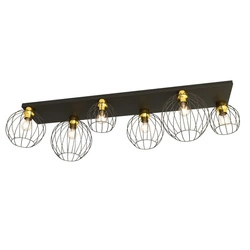 Lampa sufitowa Emibig NEST 6 BL GOLD 1370/6