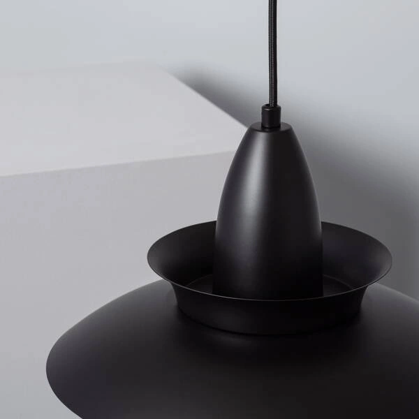 Lampa Wisząca czarna Abruzzo Luppo E27