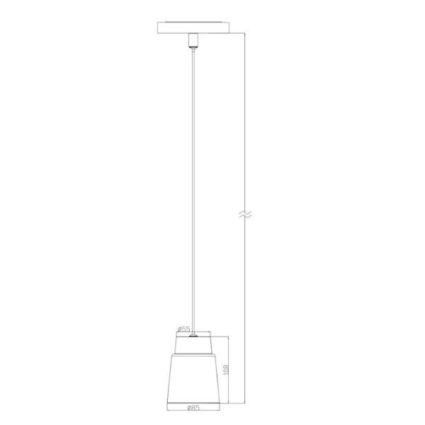 MultiLINE BARREL lampa wisząca 9W 4000K 36st