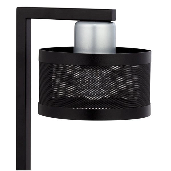 Nowoczesna lampka biurkowa stołowa nocna OFF LAMPKA czarny/srebrny 50234