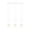 Lampa wisząca Emibig GLAM 3 Biały/OPAL 1115/3