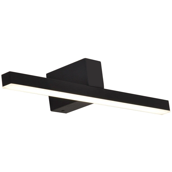 Kinkiet NEVADA M, czarny, 12W LED, barwa neutralna 4000K, IP44