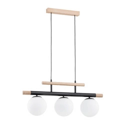 Lampa wisząca ALFA TRENDY DREWNIANA 3xE14 66cm | 63087