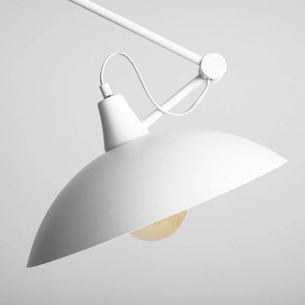 Aldex Lampa sufitowa na wysięgniku MELOS 808PL_G, biała, 1x60W E27