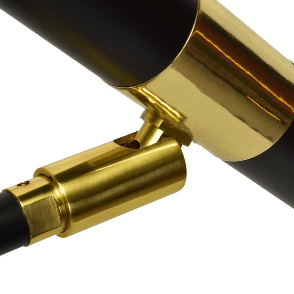 Kinkiet MONZA, MLP6332, czarny/złoty, 1x8W G9