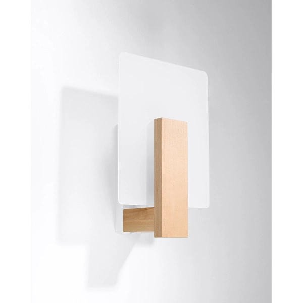 Kinkiet LAPPO, naturalne drewno, 1x40W E14, SL.1094