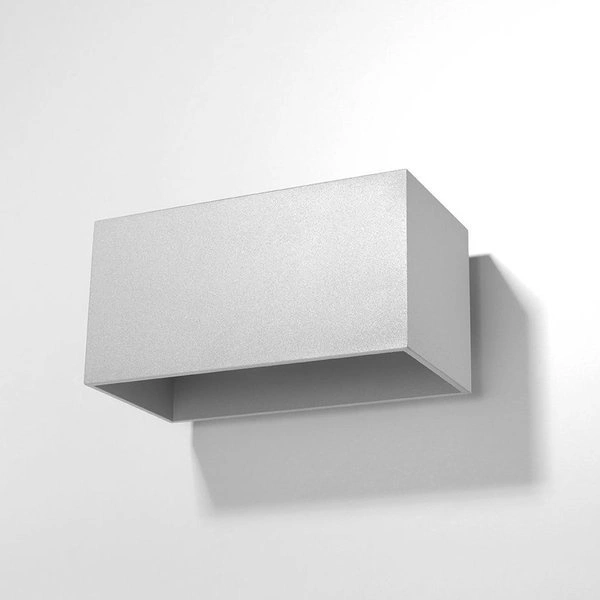 Kinkiet QUAD MAXI, Aluminium, Szary G9 2X40W, SL.0526