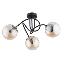 Lampa sufitowa ALFA TECTUS CZARNA 3xE14 48cm | 63021