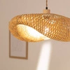 Lampa Wisząca Bambusa Kapelusz 60cm Boho Abruzzo Ponti E27