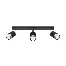 Lampa sufitowa (spot) NERO 3, SL.1066, czarny/chrom, 3x40W GU10