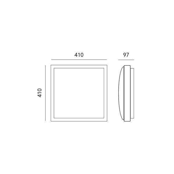 Plafon SAMIRA B 41cm 2xE27