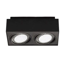LAMPA SUFITOWA BOXY CL 2 CZARNY